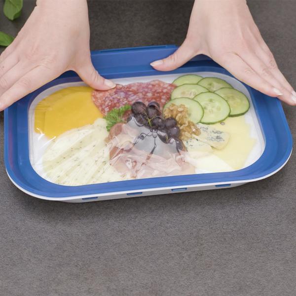 Ensemble de 2 assiettes de conservation fraîches Livington Flex & Fresh