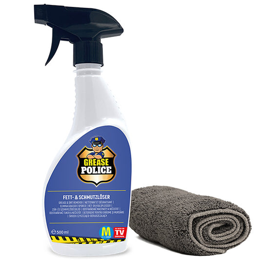 Grease Police Fettlöser, 500 ml - inkl. Mikrofasertuch