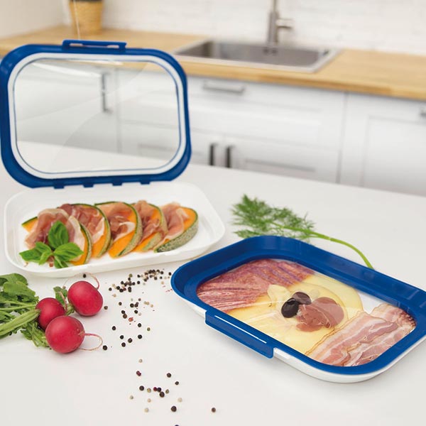 Ensemble de 2 assiettes de conservation fraîches Livington Flex &amp; Fresh
