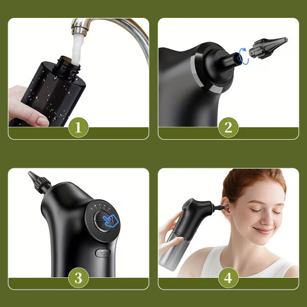 Nettoyeur d'oreilles pour rincer les oreilles à l'eau