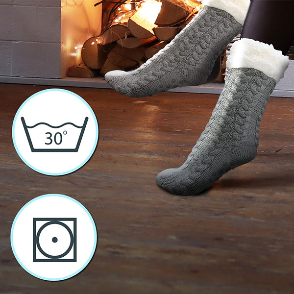 Chaussettes douillettes pour elle et lui, taille unique