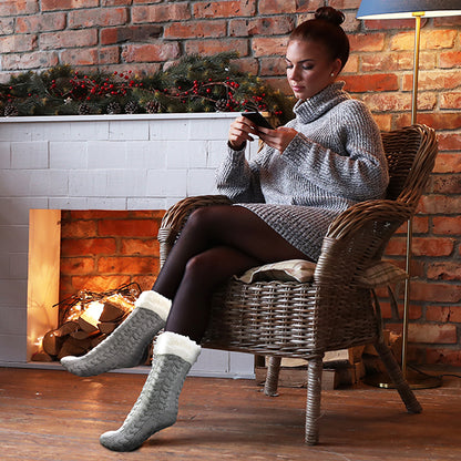 Chaussettes douillettes pour elle et lui, taille unique