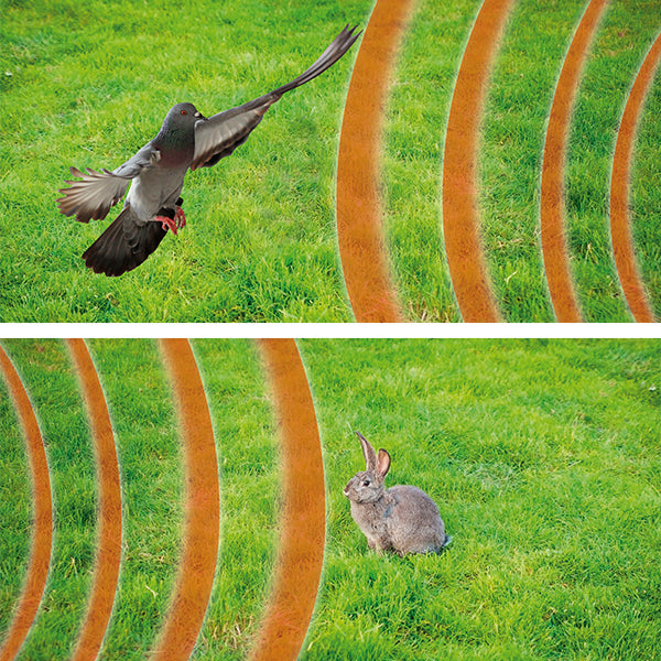Tierschreck Vogel und Hase 