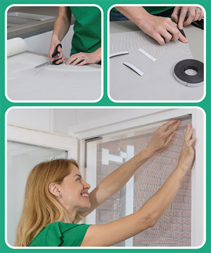 Magnetisches Moskitonetz Screentastic PRO für Fenster