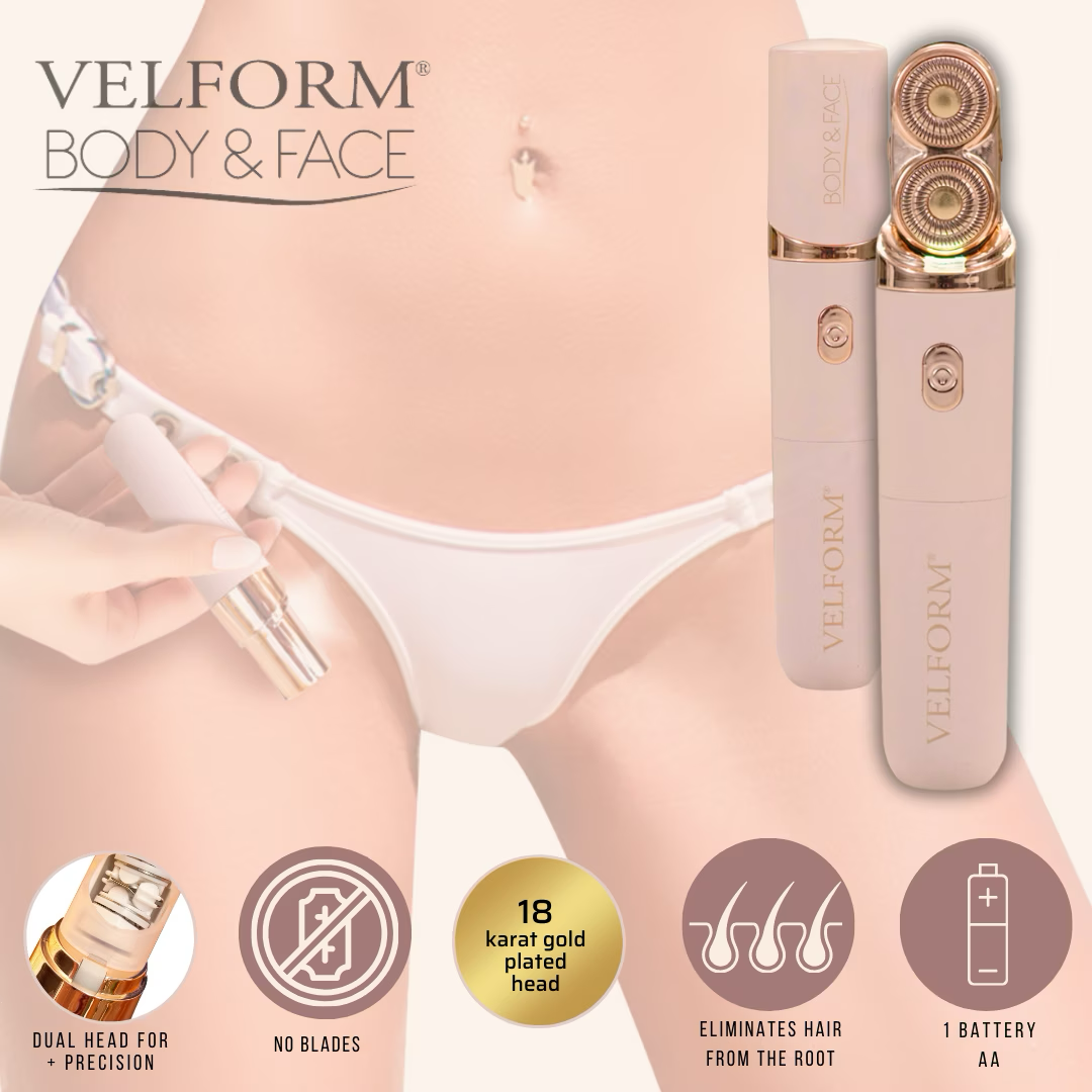 Anwendungen mit dem Velform Body & Face Epilierer