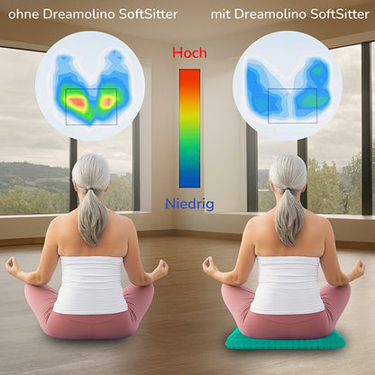Der Dreamolino Soft Sitter ist ein ergonomisches Sitzkissen, das für spürbar mehr Komfort beim Sitzen sorgt – egal ob im Büro, im Auto oder zu Hause.