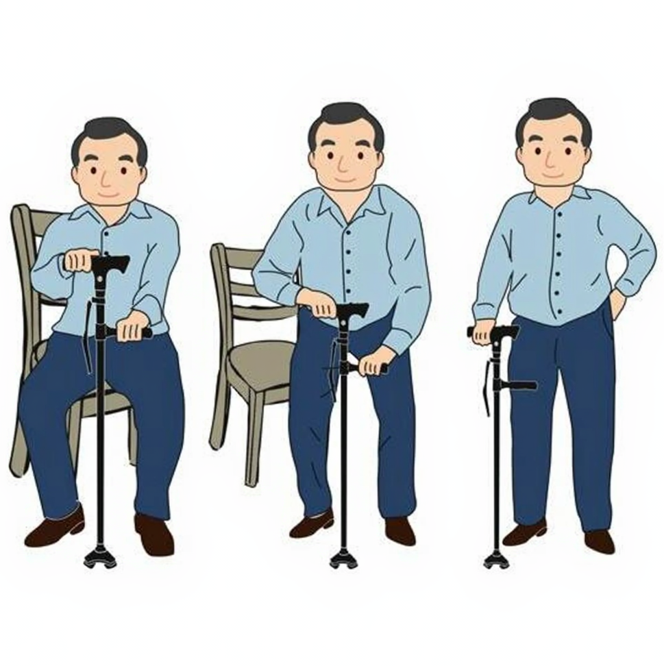 Einfacher aufstehen mit dem Clever Cane Gehstock