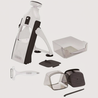 Einzelteile des Livington TurboCut Universalhobel