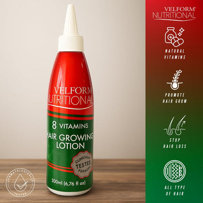 Lotion nutritive pour la croissance des cheveux 1+1 Velform, 2 x 200 ml