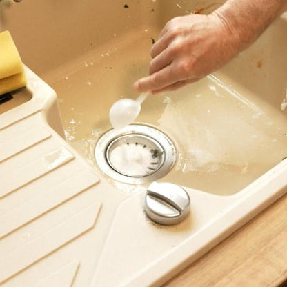 Küchen Abfluss reinigen mit Drainfree Schaum
