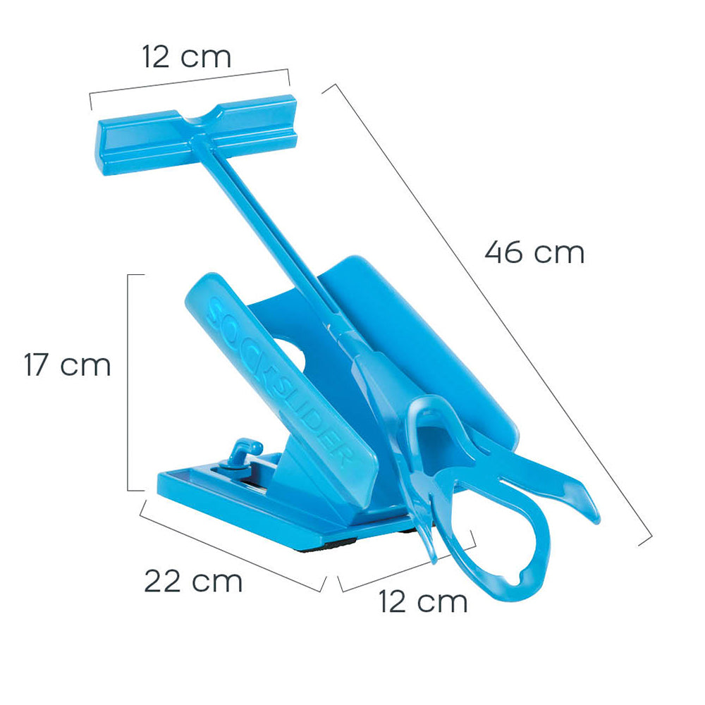 Masse der Sock Slider Sockenanziehhilfe