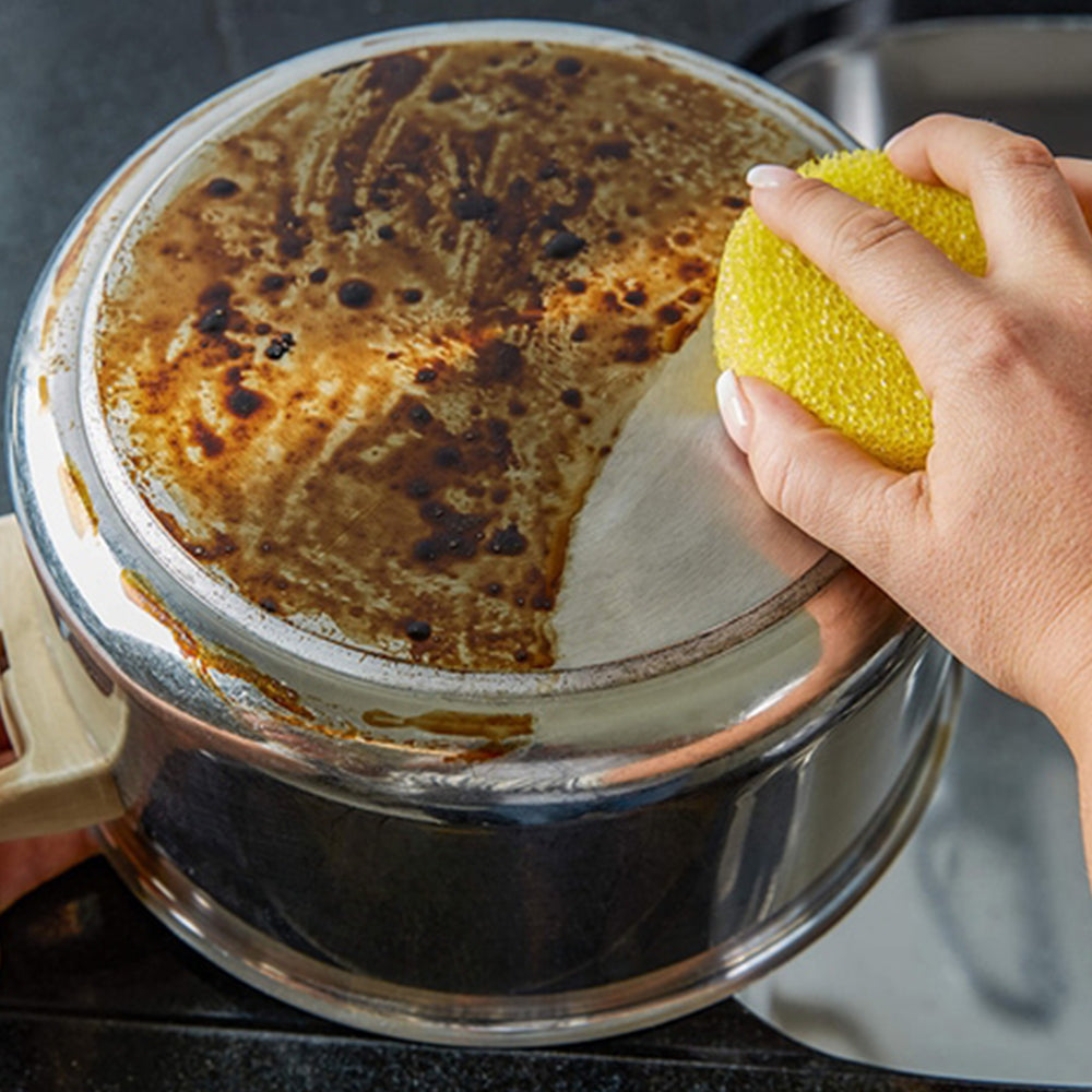 Pfanne reinigen mit Pure100 MagicShine