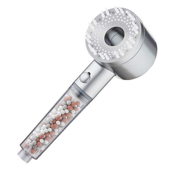 Pureshower Eco.5 Massageduschkopf, silber