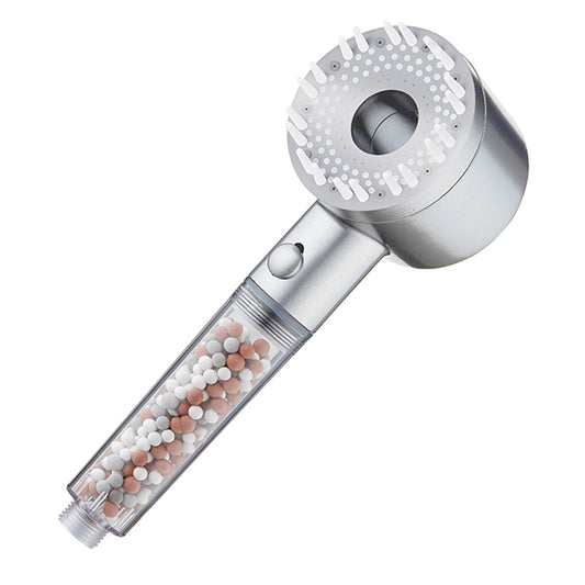 Pureshower Eco.5 Massageduschkopf, silber