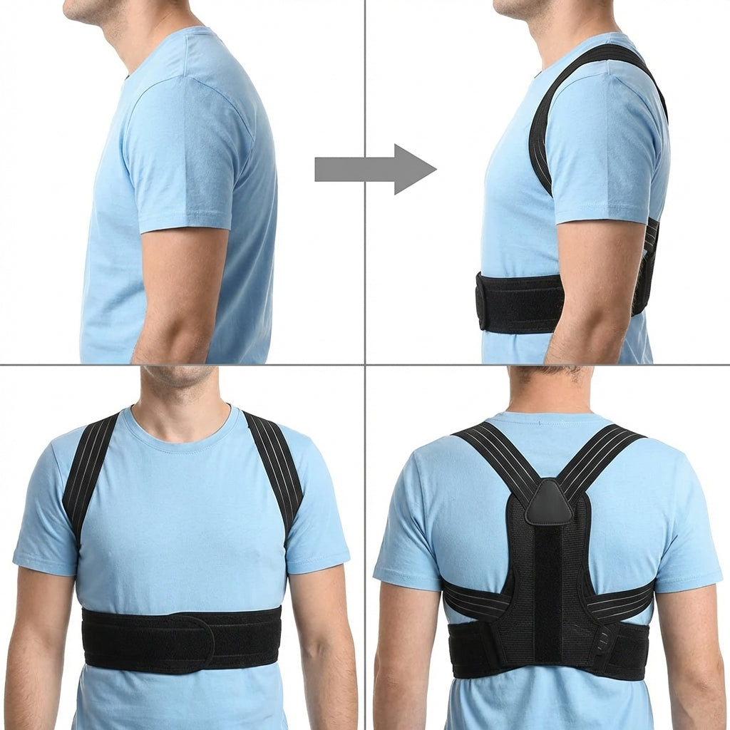 Ceinture de maintien lombaire orthopédique – Correction posturale premium