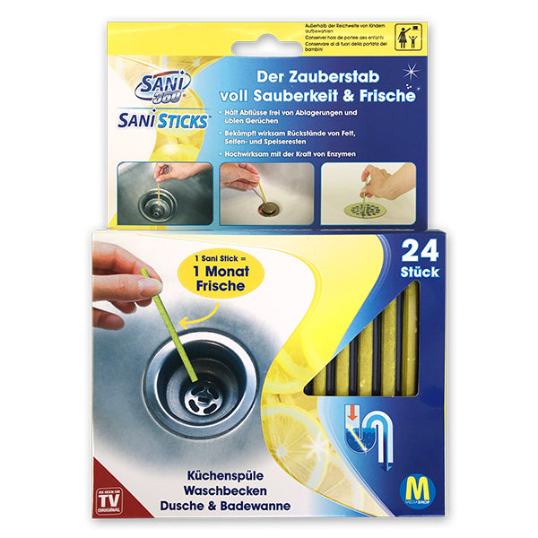 Sani Sticks Zitrone Packung mit 24 Stück