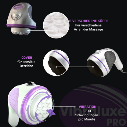 mögliche Anwendungen mit dem Vibraluxe Pro Massagegerät