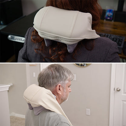 Langes Sitzen, viel Bildschirmzeit oder ein generell angespannter Tagesablauf führen schnell zu einem verspannten Nacken. Der Wellprime Total Neck Massager bietet eine unkomplizierte Möglichkeit, diese Belastung zu reduzieren.