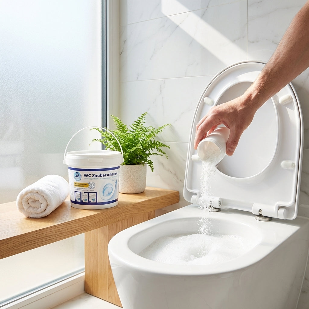 Mit dem Captain Clean Zauberschaum holen Sie sich einen WC-Reiniger der neuen Generation ins Haus! Kein lästiges Schrubben und Wischen mehr. 