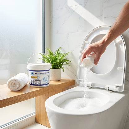 Mit dem Captain Clean Zauberschaum holen Sie sich einen WC-Reiniger der neuen Generation ins Haus! Kein lästiges Schrubben und Wischen mehr. 