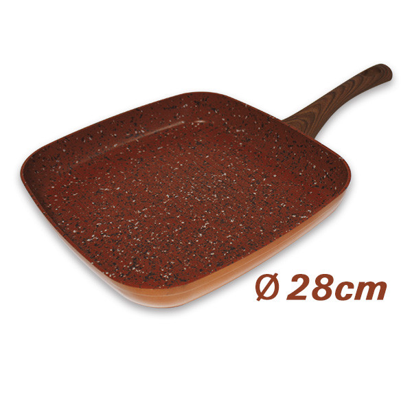 Copper & Stone Grill-Pfanne, 28cm