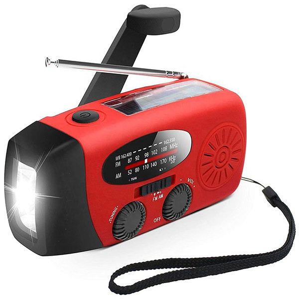Mini-Notstrom Akku mit Lampe und Radio