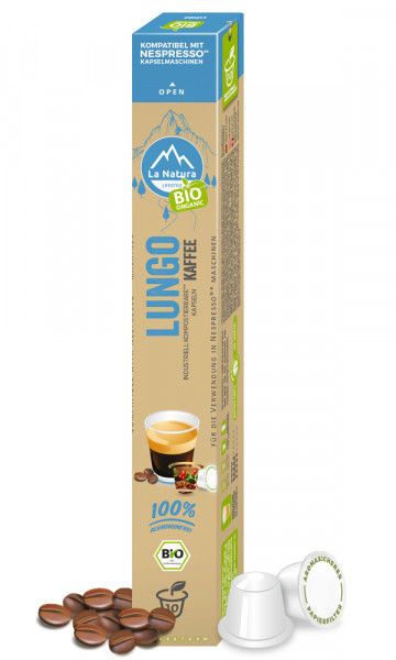 Lungo BIO - 10 Kaffeekapseln
